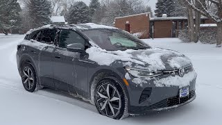 Snow Day With A Volkswagen ID.4 AWD! Here's How It Handles Cold Weather With No Modifications