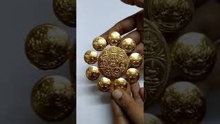 Aadhyathmik Ashtalakshmi Visesh Kavach Big 3 5 Inch In Back SriYantra for Janakarshana - S9058-10