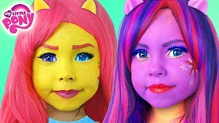 Kids Makeup My Little Pony with Colors Paints Alisa Play Dolls Equestria Girls MLP & DRESS UP