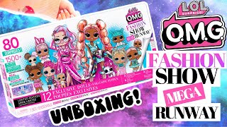 LOL OMG FASHION SHOW MEGA RUNWAY Unboxing! Limited Edition 2 New OMG Dolls