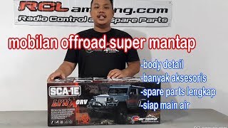 Unboxing RC Car Adventure Carisma SCA-1E Lynx ORV RTR | Indonesia