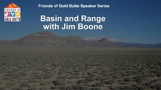 Speaker Series - Basin and Range with Jim Boone