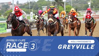 20230524 Hollywoodbets Greyville Express Clip Race 3 won by IBUTHO