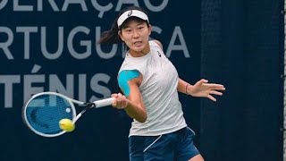 園部八奏 快勝で全豪OPジュニア16強、55分でストレート勝ち＜女子テニス＞