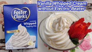 Whipped Cream Recipe | Foster Clark's whipped Topping Mix | foster Clark's Whipped Cream Recipe