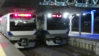 水戸線　E531系K456編成　回8725M　KY出場　友部駅発車　2023.01.17