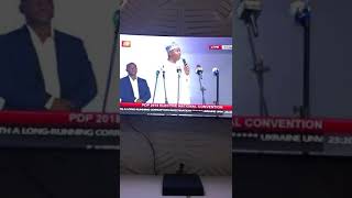 Saraki speech at PDP convention in port Harcourt