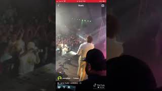 Post Malone acting mad suspect on stage 🤣(VERY RARE)