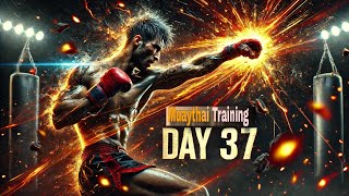 Muay Thai Home Workout: Day 37 Full-Body Training for Beginners (No Equipment!) 🥊💪