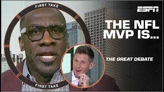 Stephen A., Shannon Sharpe & Dan Orlovsky are FIRED UP over NFL MVP choices 🍿 |