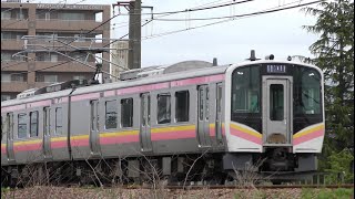 E129系B7編成【4K】信越本線上り普通436M