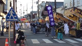 戸隠神社春季例大祭の神輿行列と稚児舞