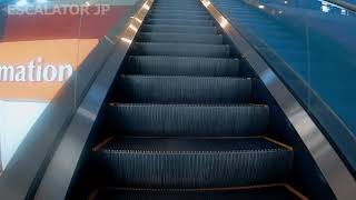 【エスカレーター】福岡市マリノアシティアウトレットⅠ棟エスカレーターと車いす用階段昇降機　Escalator in Japan, Fukuoka