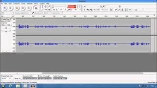 บันทึกเสียง ตัดต่อเสียงด้วยโปรแกรม Audacity 2