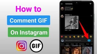 how to comment gif on instagram | gif comment instagram