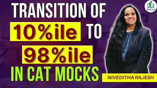 Transition from 10 Percentile to 98 percentile in CAT | CAT 2022 Strategy Videos Motivational