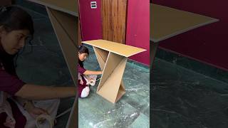 Creative Cardboard Table Craft Idea #short #reel #youtubeshort #diycrafts #viral #trending