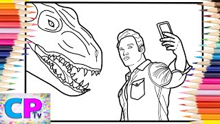 Jurassic World Coloring Pages/Making Photo with Tyranosaurus/Elektronomia & RUD/Memory[NCS Release]