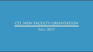 New Faculty Orientation 2019 | Faculty Panel: What You Wish You Had Known When You Started Teaching