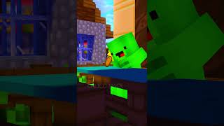 Mikey is Hungry in Minecraft - JJ and Mikey #shorts