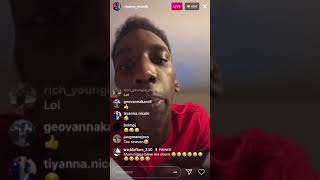 MAINE MUSIK FREESTYLES ON INSTAGRAM LIVE😂😂🔥