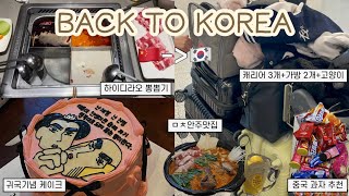 [중국 교환학생 vlog] #14 중국에서 한국으로! | 중국교환학생 마지막 편 | 귀국브이로그 | 하이디라오 | 중국과자 추천 | 중국교환학생 | 교환학생 끝 | 산동이공대