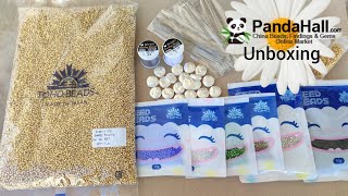 Pandahall  Unboxing beading materials // Bead haul / Pandahall kutu açılım videosu