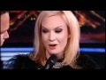 Lady Gaga gives kitty brucknell a hug X Factor 2011