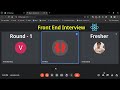 React Js Interview | 🥳 Selected | Fresher | round - 1| React Js & Advance JavaScript #reactinterview
