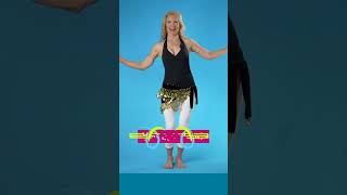 LAYER SHIMMY ON HIP SLIDE - How to Belly Dance