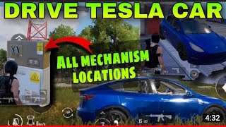 how to make Tesla car bgmi Vs pubg mein Tesla car kaise banaen how to get Tesla car free skin 🚗🚙