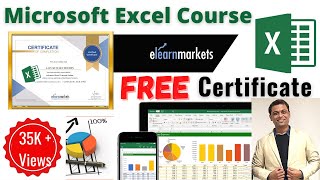 Microsoft Excel Certificate Course by Elearnmarkets I E-learning courses #course #excel