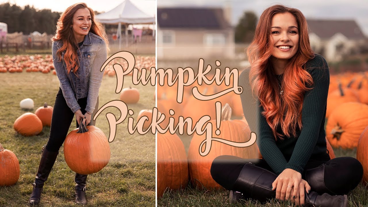Vlog Baby S First Pumpkin Picking Youtube