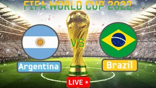 World Cup 2022 Argentina vs Brazil  Qatar