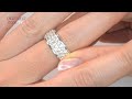 hg27 tia 3ct diamond full eternity ring in platinum