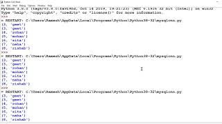 USING MYSQL COMMIT, ROLLBACK, AUTOCOMMIT METHOD IN PYTHON