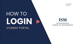 International School of Management (ISM) Login Portal | Step-by-Step Access Guide (2026)