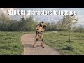 How to add CGI characters to live footage | Blender 2.92 VFX tutorial
