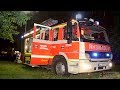 [FEUER IN KLEINGARTENVEREIN] - Zimmerbrand in einem Gartenhaus | Feuerwehr Düsseldorf im Einsatz -