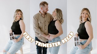 FIRST TRIMESTER RECAP | my husband finding out i'm pregnant + a first trimester recap  🤍 👶🏼