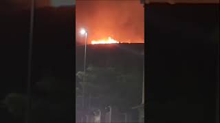 Vitulazio (CE) - Scialdone:  E’ in corso l’incendio della Collina di Vitulazio (03.08.24)