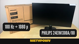 Monitor do prac biurowych z wysokim odświeżaniem - @Philips 24E1N1300A/00 (100 Hz + 1080p)