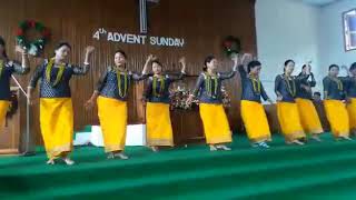 Adi Christian Dance by Rayang Baptist Church women☺☺