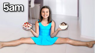 What an 11 YR OLD GYMNAST EATS in a day! *vegan* | Family Fizz