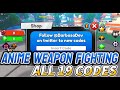 [UPDATE 5] All Anime Weapon Fighting 19 Codes for July 2024