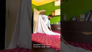 তোমরা বলেছিলে এই bed sheet টায় কিছু করতে, তোমাদের আবদার রাখলাম । কেমন লাগছে জানিও….