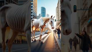 Skinny Horse Transforms Shocks Everyone 🐎#shorts #ai #aishorts #aivideo #horse #youtubeshorts