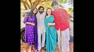 Pawan Kalyan with his Family Unseen Beautiful Photo / Pawan Kalyan with his Son \u0026 Daughter