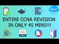 ENTIRE CCNA Revision in 45 MINS! CCNA Revision, High Quality, Cisco Certified, CCNA Certification