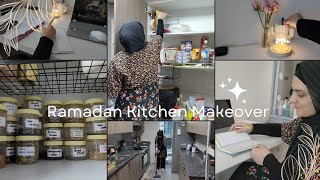 Ramadan Kitchen Makeover - Cleaning, Organizing and stocking essentials